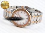 Audemars Piguet White Dial on SS/RG Bracelet Swiss Quartz - Görsel 7