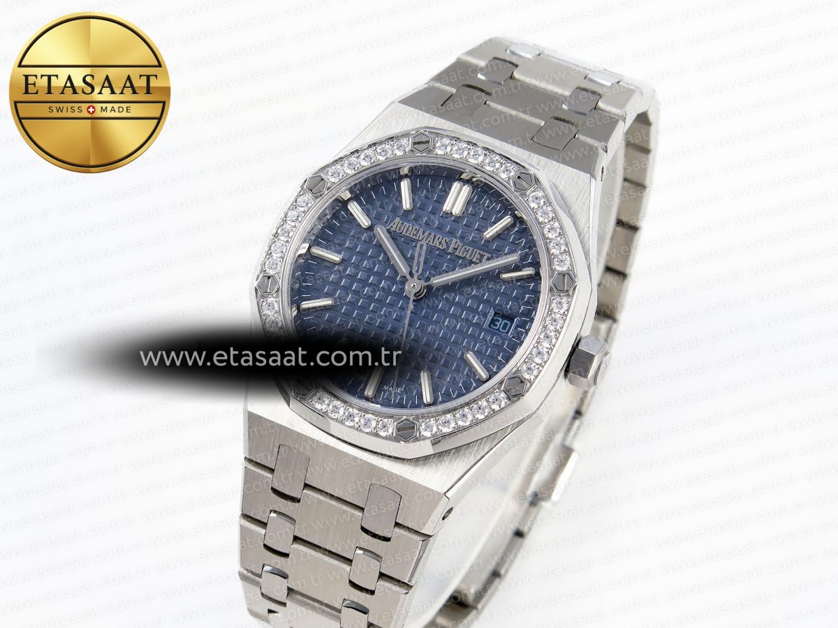 Audemars Piguet  BLUE DIAL DIAMONDS BEZEL A5800 - Görsel 2