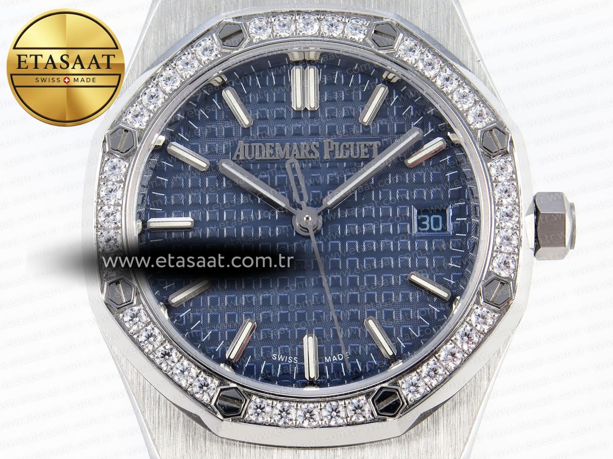 Audemars Piguet  BLUE DIAL DIAMONDS BEZEL A5800 - Görsel 4