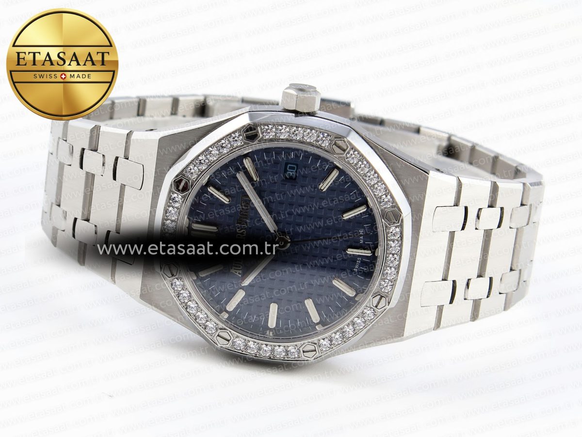 Audemars Piguet  BLUE DIAL DIAMONDS BEZEL A5800 - Görsel 6