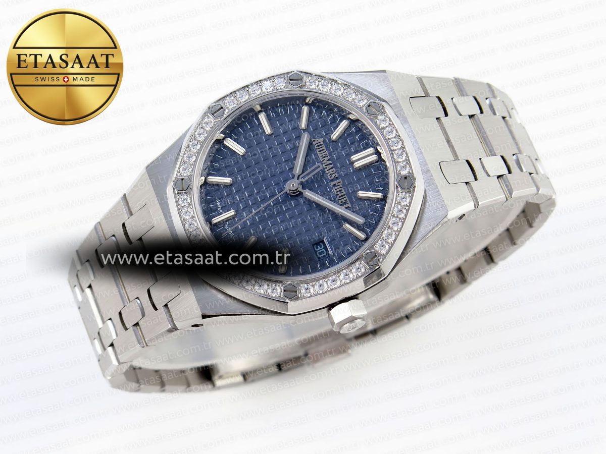 Audemars Piguet  BLUE DIAL DIAMONDS BEZEL A5800 - Görsel 7