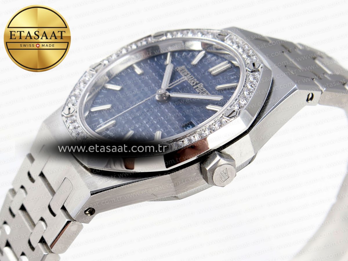 Audemars Piguet  BLUE DIAL DIAMONDS BEZEL A5800 - Görsel 8