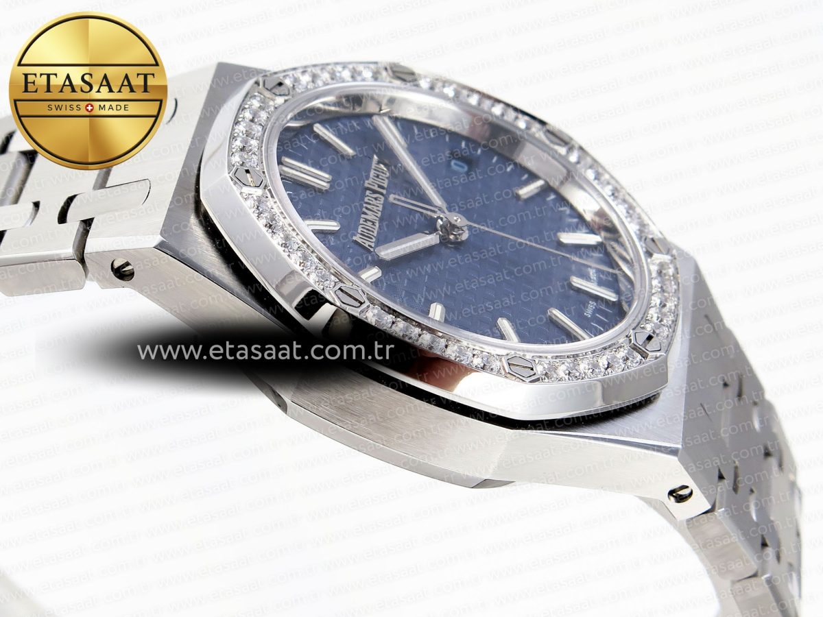 Audemars Piguet  BLUE DIAL DIAMONDS BEZEL A5800 - Görsel 9