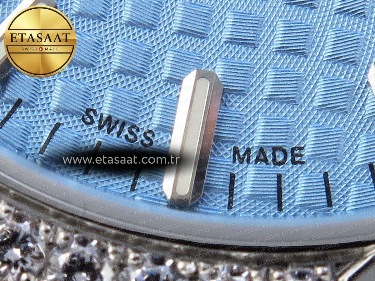 Audemars Piguet ICE BLUE DIAL DIAMONDS A5800 - Görsel 12
