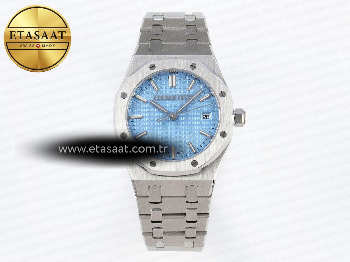 Audemars Piguet  ICE BLUE DIAL ON SS A5800 - Görsel 3