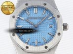 Audemars Piguet  ICE BLUE DIAL ON SS A5800 - Görsel 4