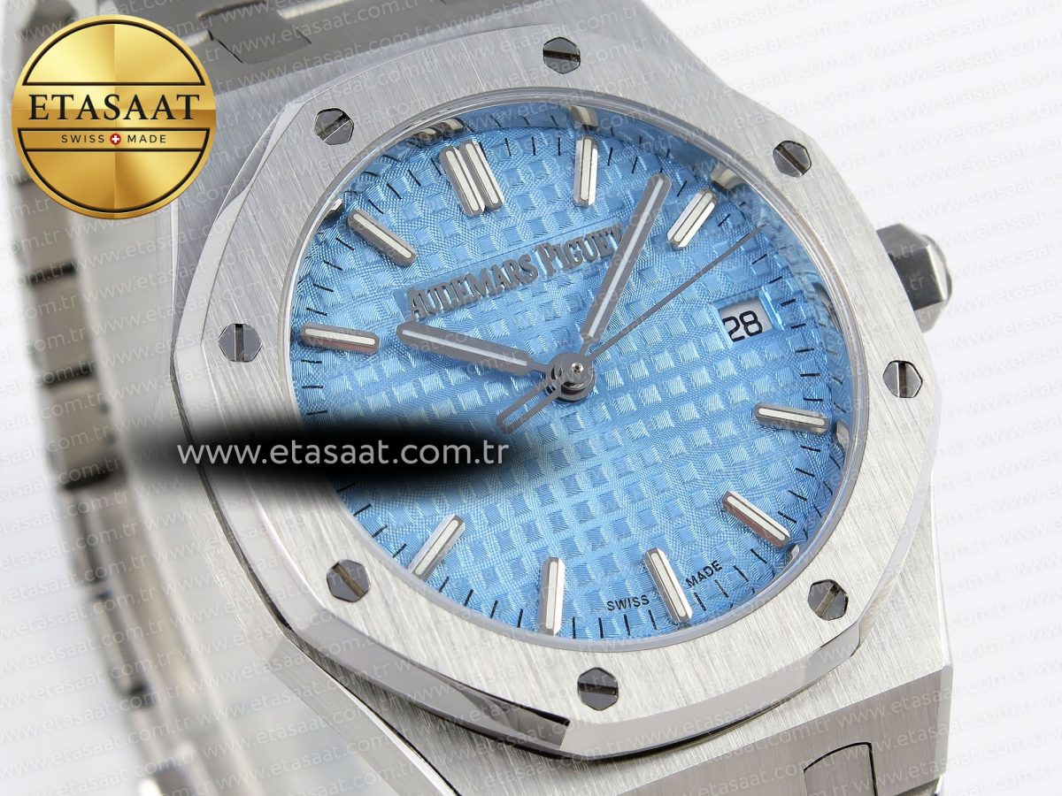 Audemars Piguet  ICE BLUE DIAL ON SS A5800 - Görsel 5