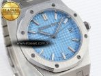 Audemars Piguet  ICE BLUE DIAL ON SS A5800 - Görsel 5
