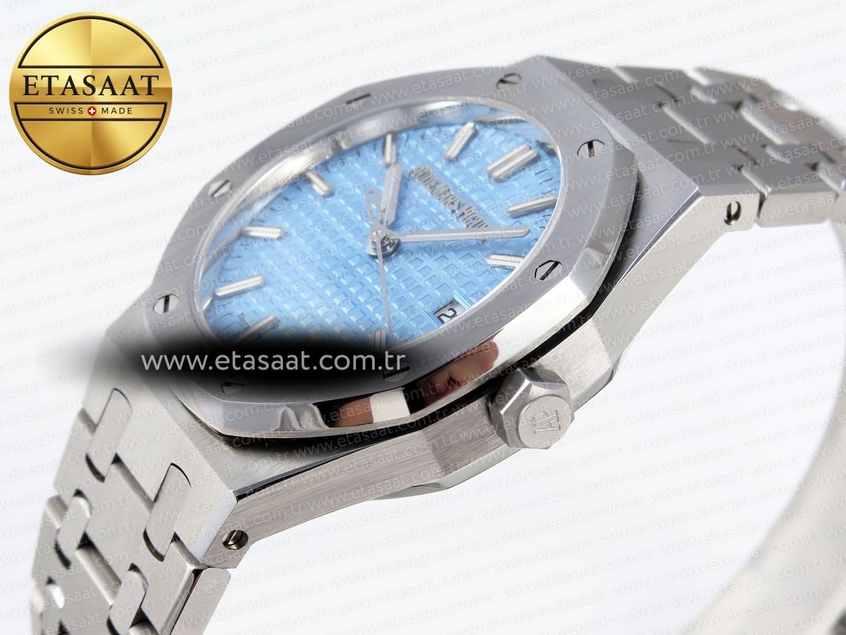 Audemars Piguet  ICE BLUE DIAL ON SS A5800 - Görsel 8