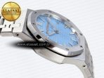 Audemars Piguet  ICE BLUE DIAL ON SS A5800 - Görsel 9