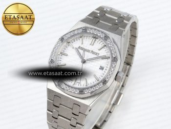 Audemars Piguet WHITE DIAL DIAMONDS BEZEL ON SS A5800
