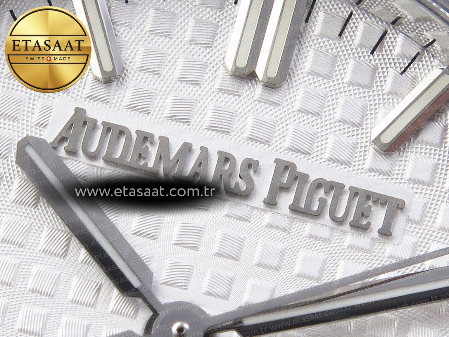 Audemars Piguet WHITE DIAL DIAMONDS BEZEL ON SS A5800 - Görsel 10