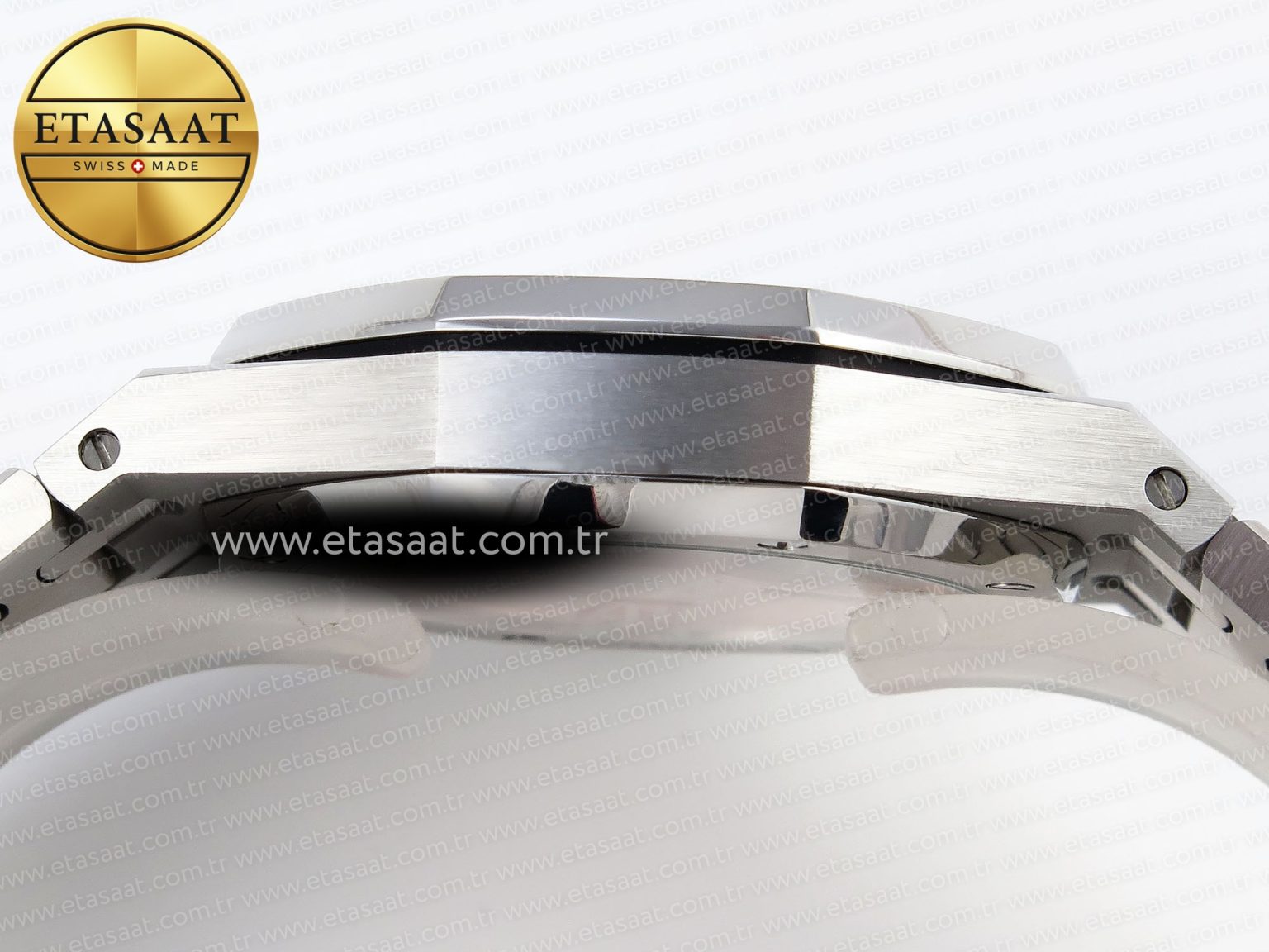 Audemars Piguet WHITE DIAL DIAMONDS BEZEL ON SS A5800 - Görsel 13