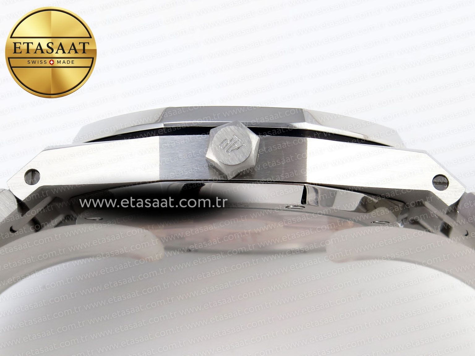 Audemars Piguet WHITE DIAL DIAMONDS BEZEL ON SS A5800 - Görsel 14