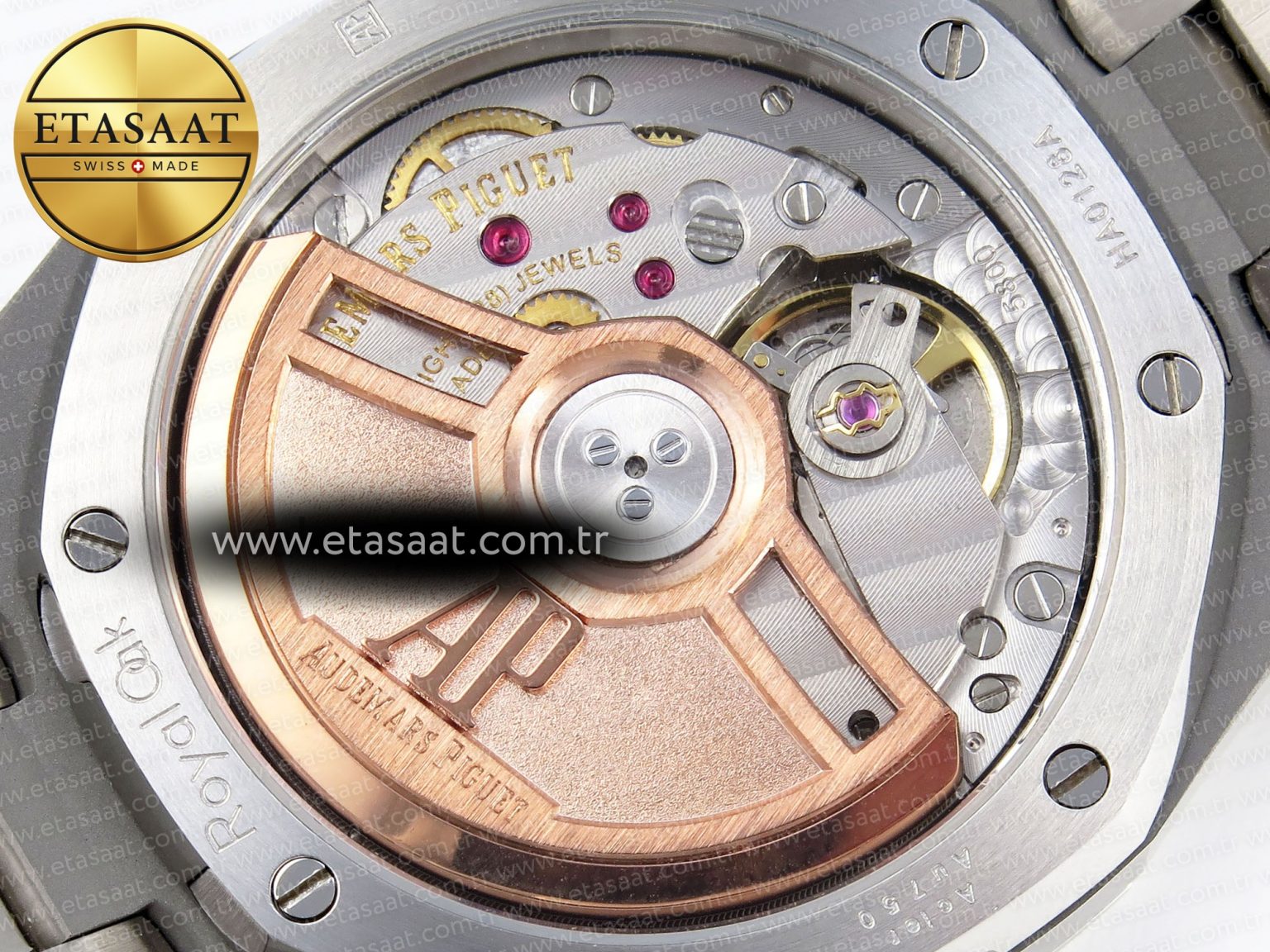 Audemars Piguet WHITE DIAL DIAMONDS BEZEL ON SS A5800 - Görsel 17