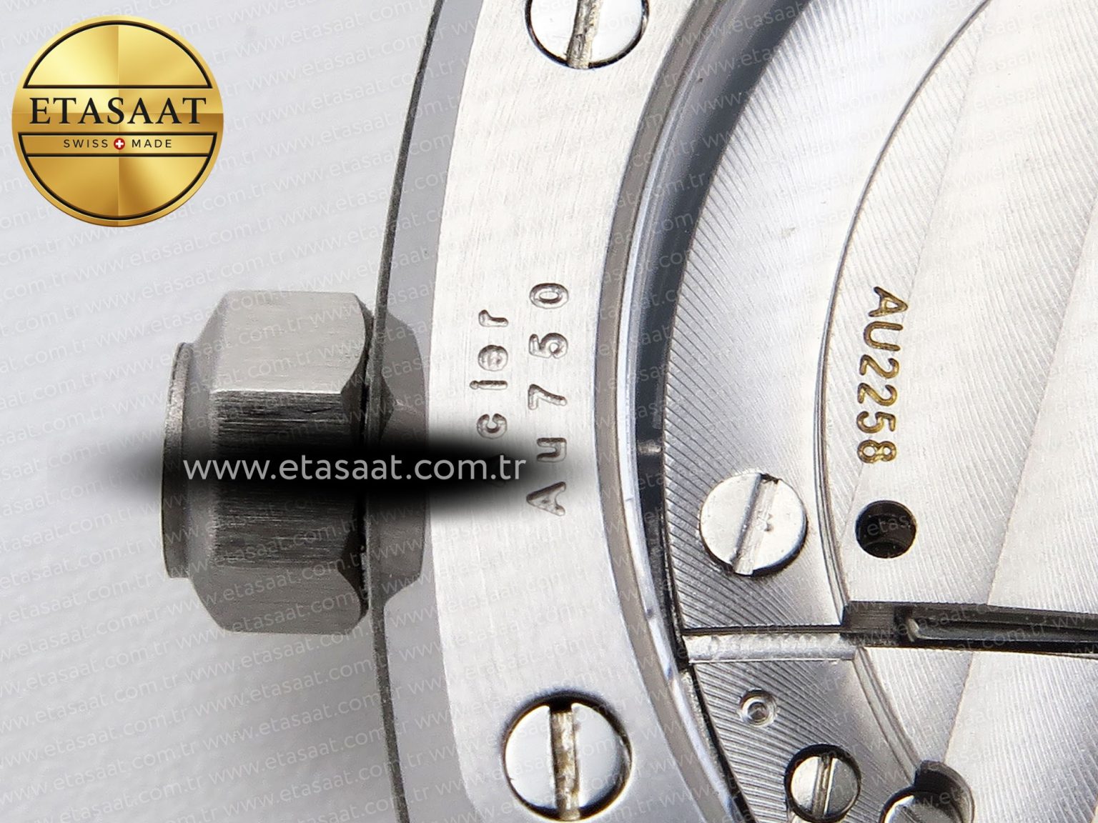Audemars Piguet WHITE DIAL DIAMONDS BEZEL ON SS A5800 - Görsel 22
