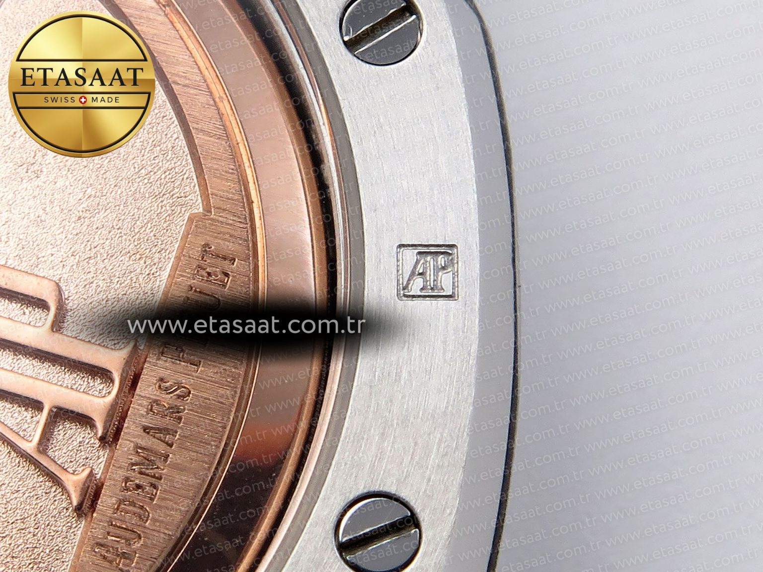 Audemars Piguet WHITE DIAL DIAMONDS BEZEL ON SS A5800 - Görsel 24