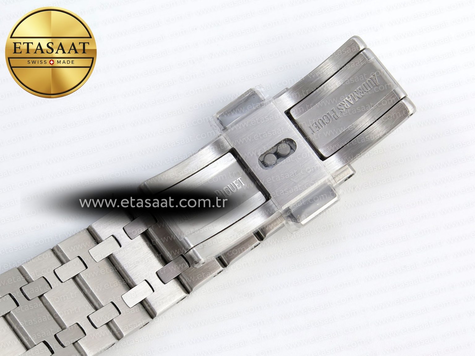 Audemars Piguet WHITE DIAL DIAMONDS BEZEL ON SS A5800 - Görsel 27
