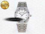 Audemars Piguet WHITE DIAL DIAMONDS BEZEL ON SS A5800 - Görsel 3
