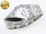 Audemars Piguet WHITE DIAL DIAMONDS BEZEL ON SS A5800 - Görsel 7