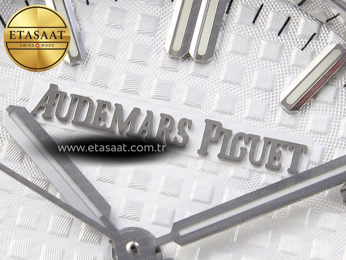 Audemars Piguet WHITE DIAL ON SS BRACELET A5800 - Görsel 10