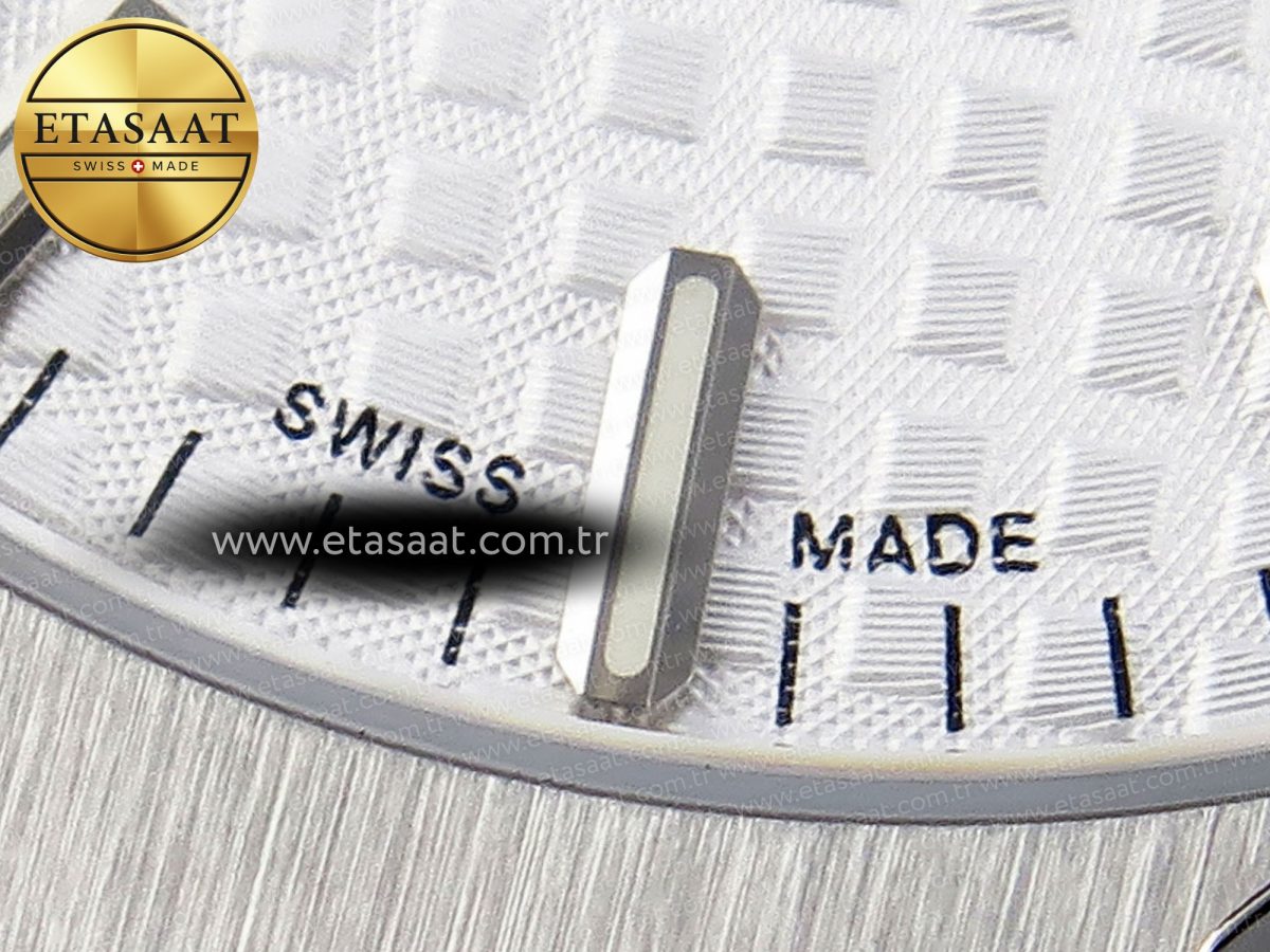 Audemars Piguet WHITE DIAL ON SS BRACELET A5800 - Görsel 12