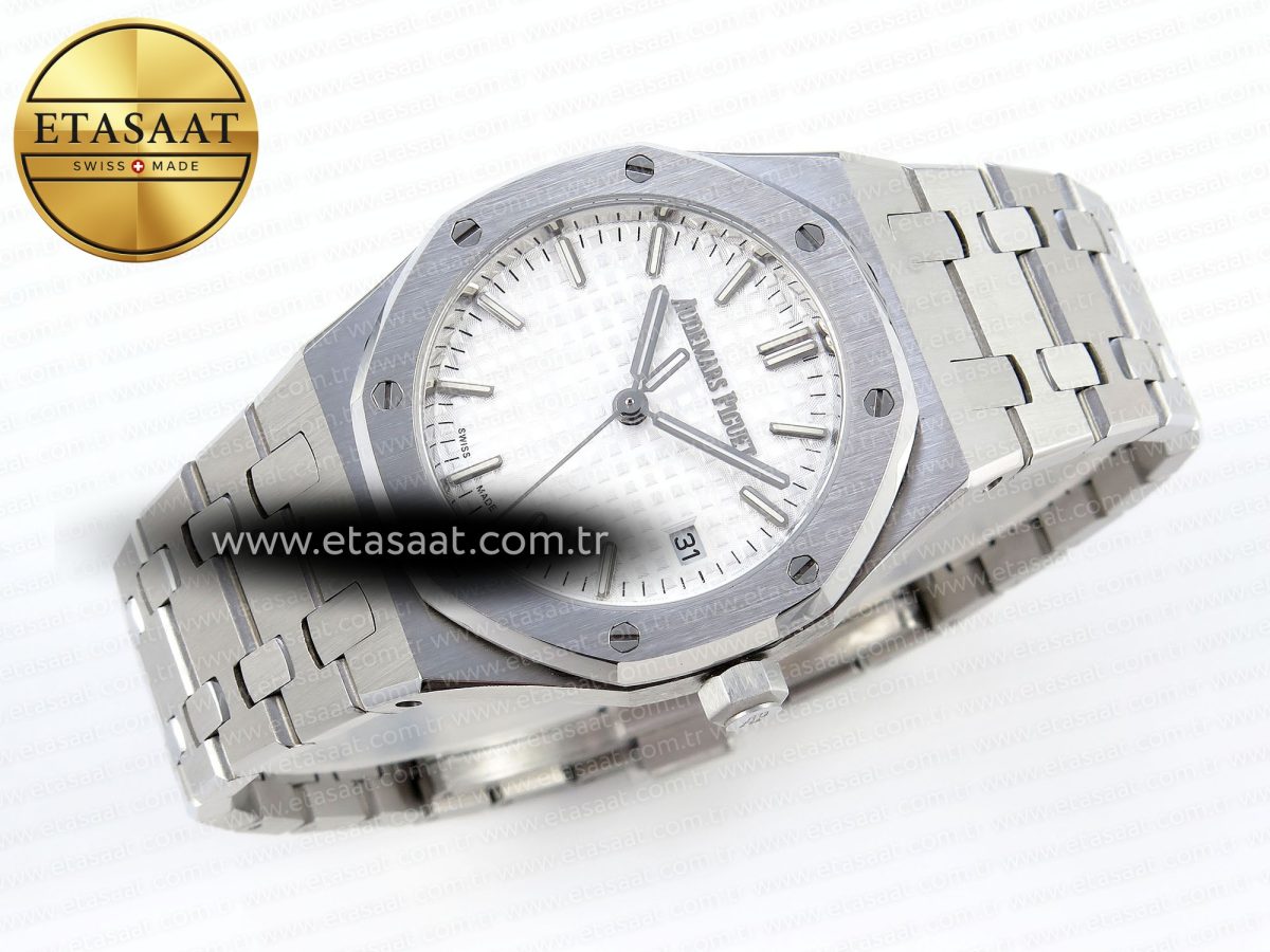 Audemars Piguet WHITE DIAL ON SS BRACELET A5800 - Görsel 7