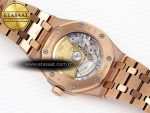 ROYAL OAK 37MM 15450 RG IPF BEST EDITION WHITE DIAL ON RG BRACELET SA3120 SUPER CLONE - Görsel 14