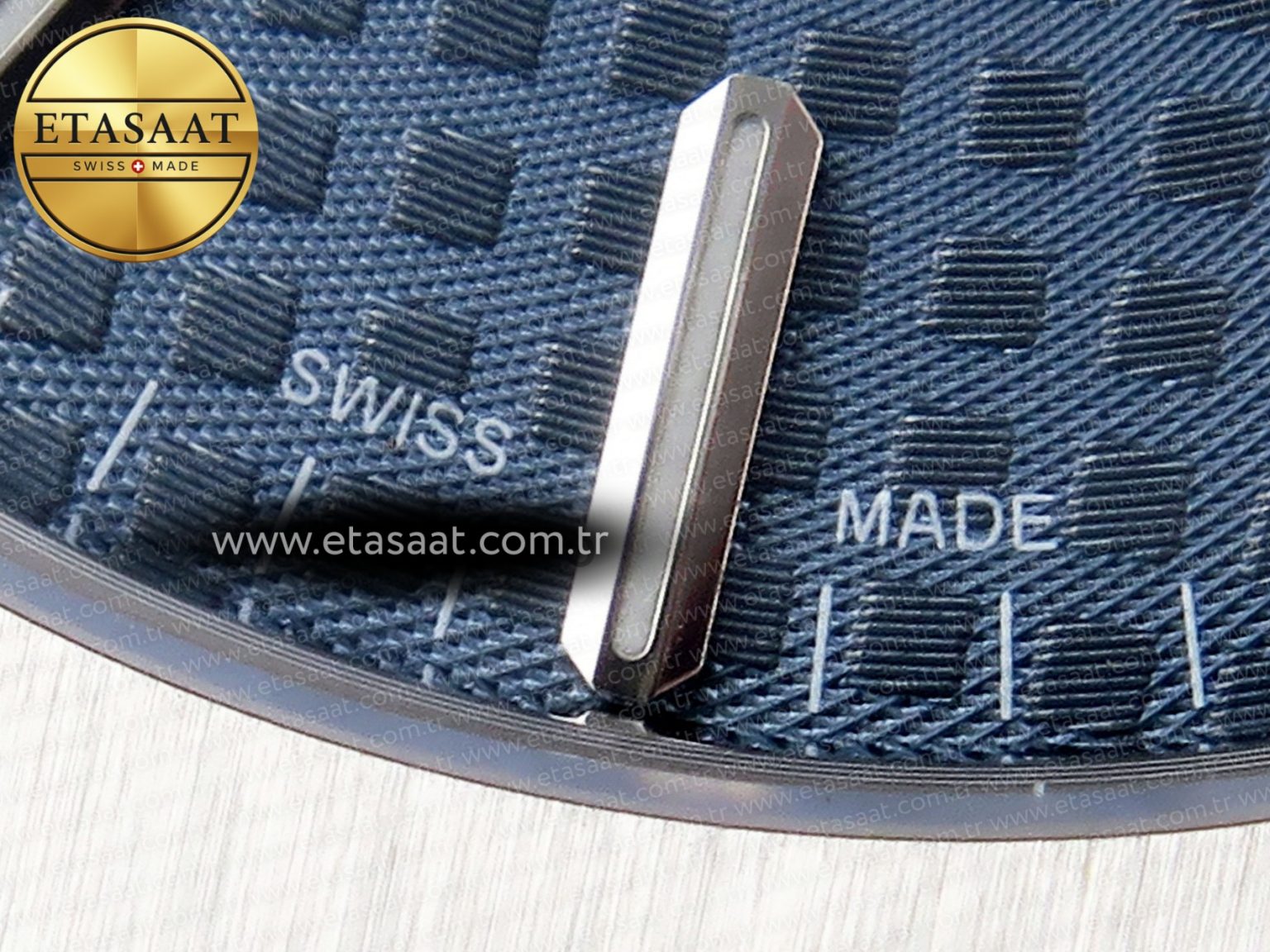 ROYAL OAK 37MM 15450 SS APSF 1:1 BEST EDITION BLUE TEXTURED DIAL ON SS BRACELET SA3120 SUPER CLONE - Görsel 14