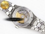 ROYAL OAK 37MM 15450 SS APSF 1:1 BEST EDITION BLUE TEXTURED DIAL ON SS BRACELET SA3120 SUPER CLONE - Görsel 15