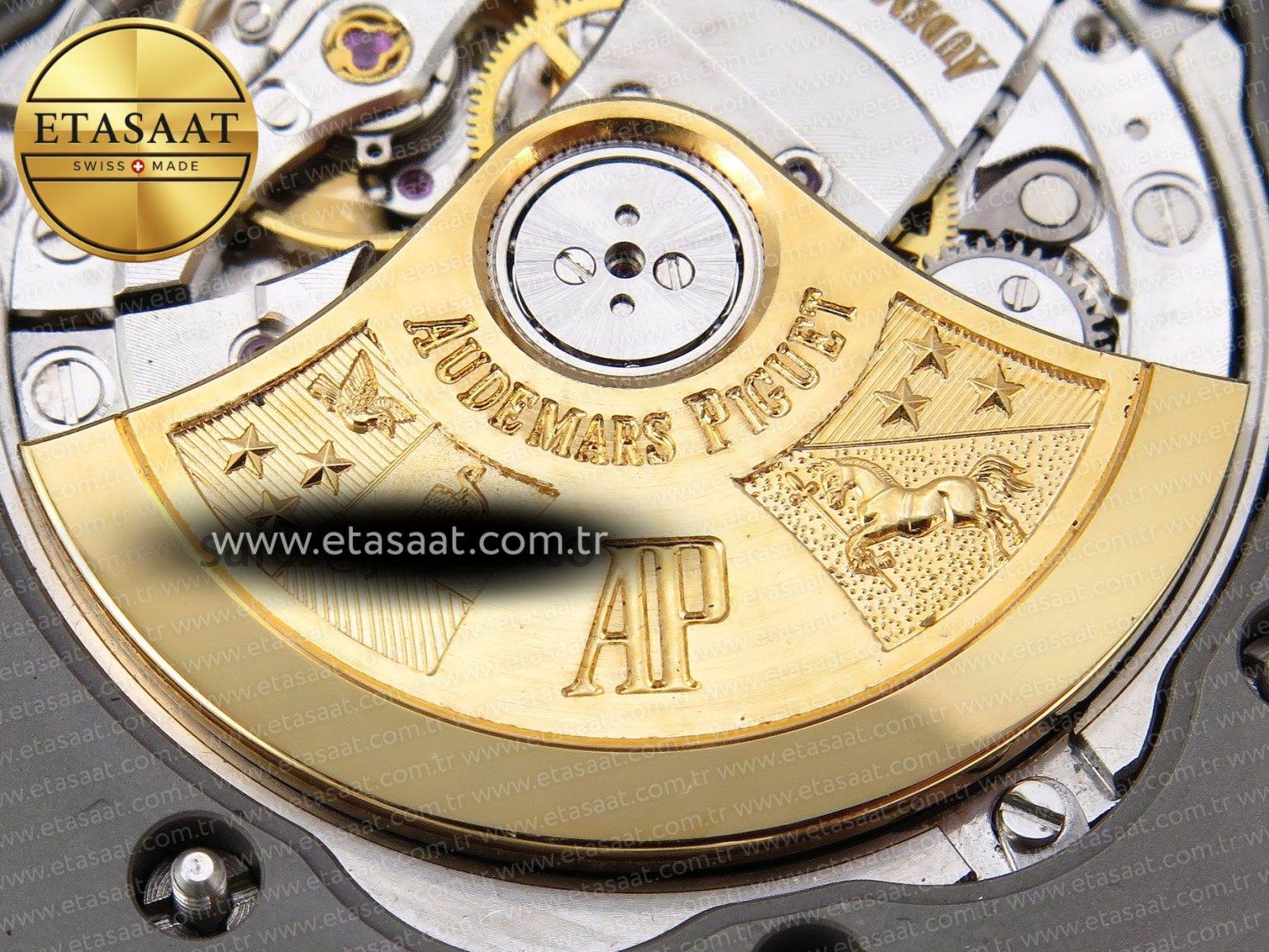 ROYAL OAK 37MM 15450 SS APSF 1:1 BEST EDITION BLUE TEXTURED DIAL ON SS BRACELET SA3120 SUPER CLONE - Görsel 21