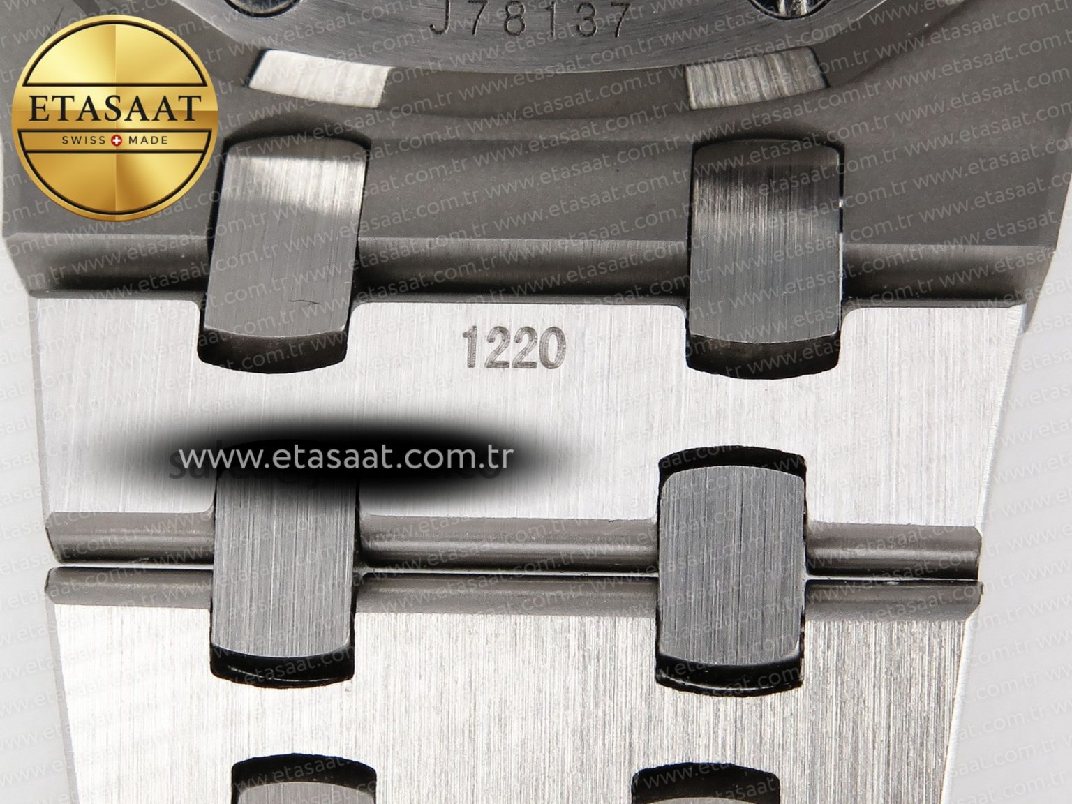 ROYAL OAK 37MM 15450 SS APSF 1:1 BEST EDITION BLUE TEXTURED DIAL ON SS BRACELET SA3120 SUPER CLONE - Görsel 23