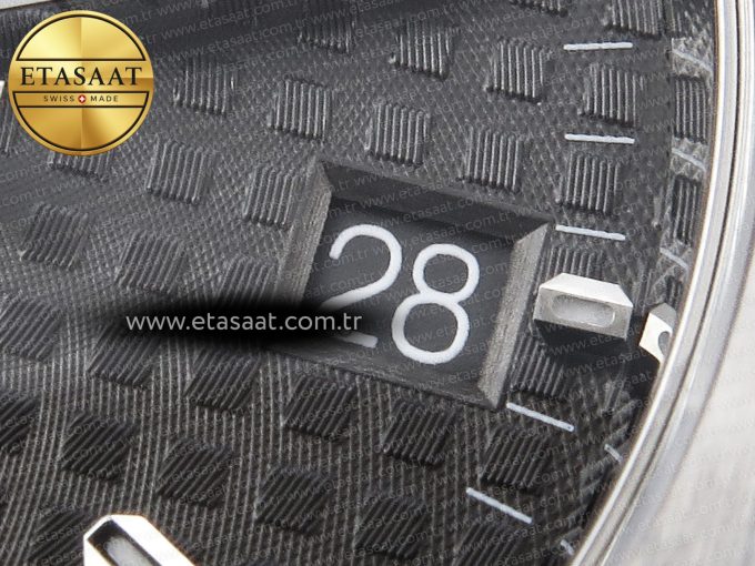 ROYAL OAK 37MM 15450 SS APSF 1:1 BEST EDITION GRAY TEXTURED DIAL ON SS BRACELET SA3120 SUPER CLONE - Görsel 12