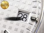 Audemars Piguet ROYAL OAK 37MM 15450 WHITE TEXTURED DIAL ON SS SA3120 - Görsel 10