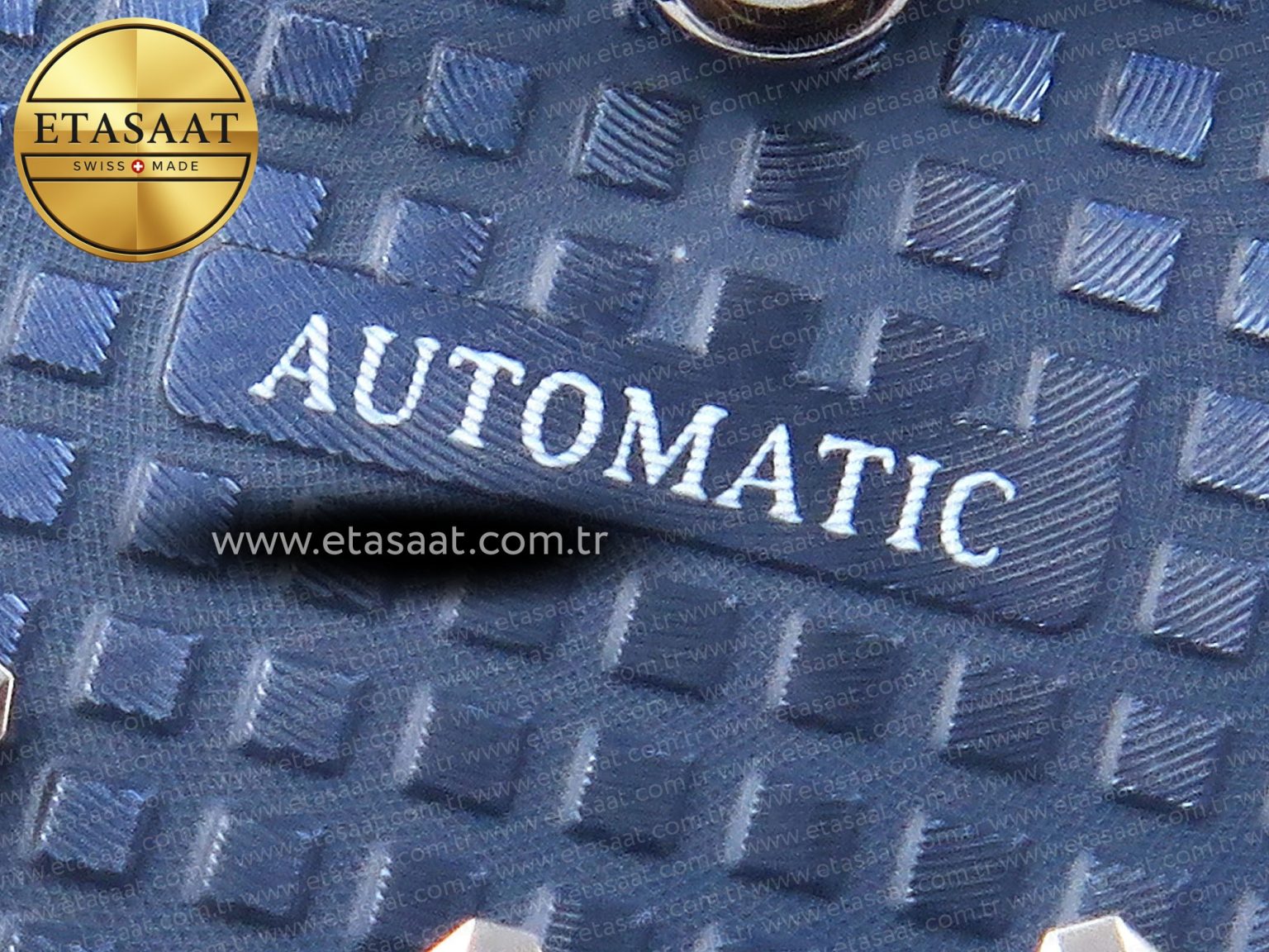 ROYAL OAK 37MM 15450 SS IPF BEST EDITION BLUE DIAL ON SS BRACELET SA3120 SUPER CLONE - Görsel 12