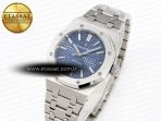 Audemars Piguet ROYAL OAK 37MM 15450 BLUE DIAL ON SS SA3120 - Görsel 2