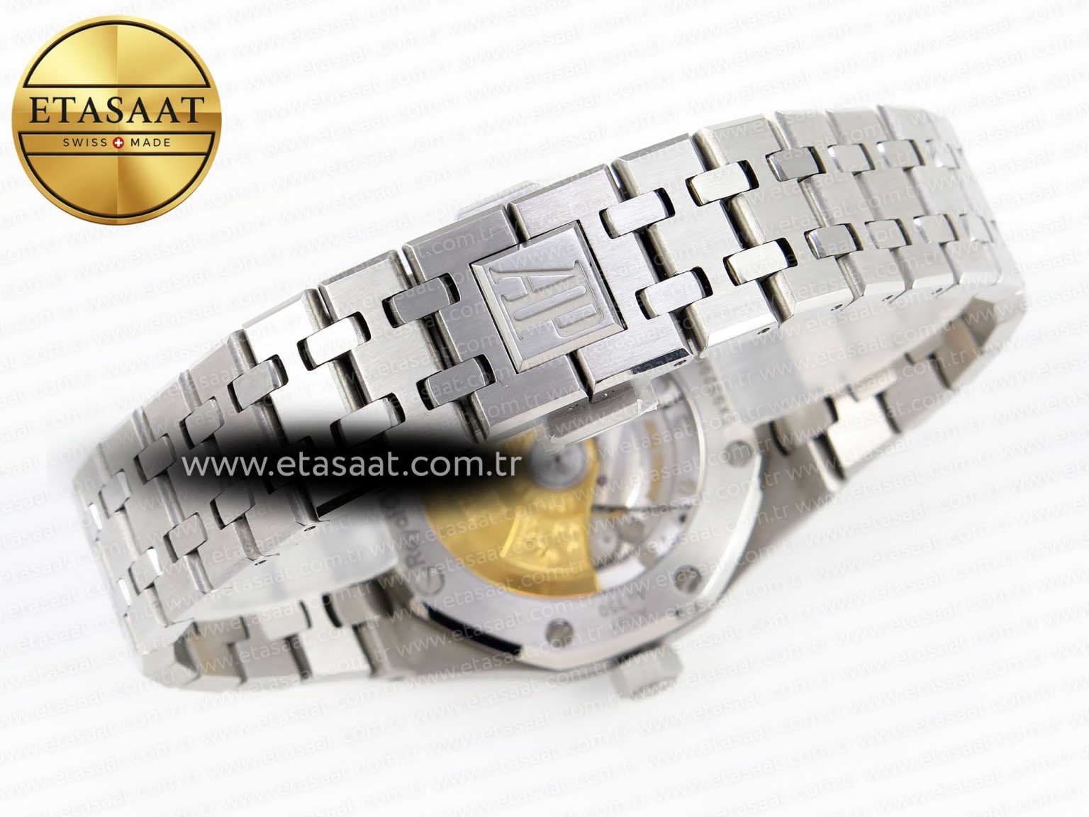 ROYAL OAK 37MM 15450 SS IPF BEST EDITION BLUE DIAL ON SS BRACELET SA3120 SUPER CLONE - Görsel 22