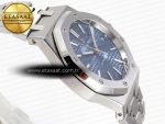 ROYAL OAK 37MM 15450 SS IPF BEST EDITION BLUE DIAL ON SS BRACELET SA3120 SUPER CLONE - Görsel 7