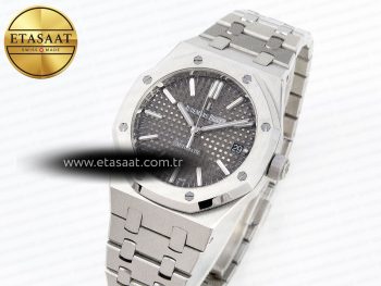 ROYAL OAK 37MM 15450 SS IPF BEST EDITION GRAY DIAL ON SS BRACELET SA3120 SUPER CLONE