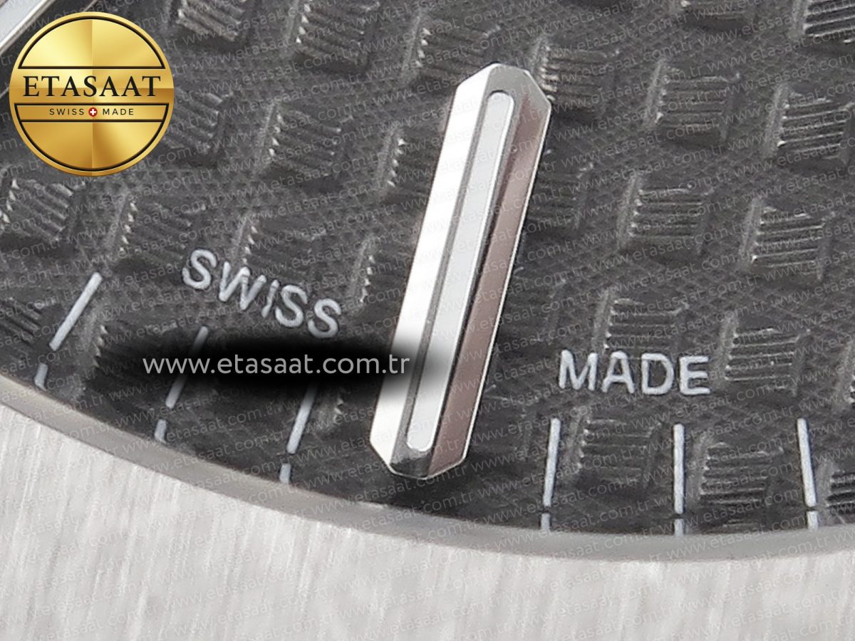 Audemars Piguet ROYAL OAK 37MM 15450 GRAY DIAL ON SS SA3120 - Görsel 10
