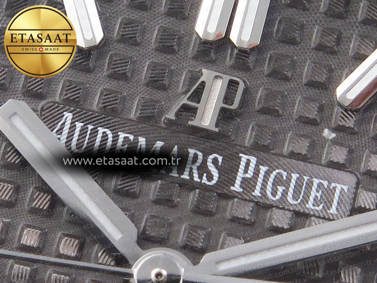 Audemars Piguet ROYAL OAK 37MM 15450 GRAY DIAL ON SS SA3120 - Görsel 11