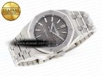 Audemars Piguet ROYAL OAK 37MM 15450 GRAY DIAL ON SS SA3120 - Görsel 5