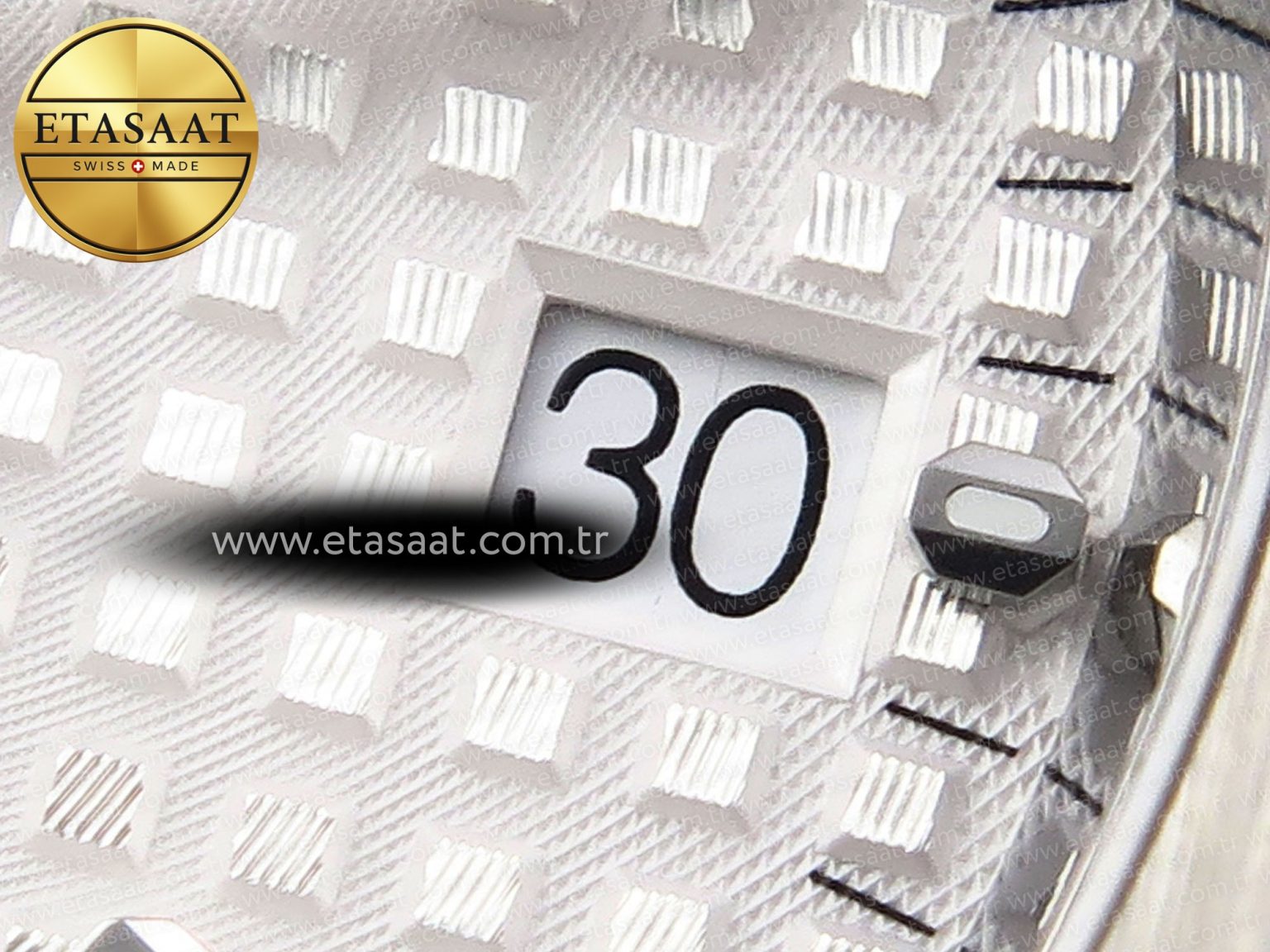 ROYAL OAK 37MM 15450 SS IPF BEST EDITION WHITE DIAL ON SS BRACELET SA3120 SUPER CLONE - Görsel 11