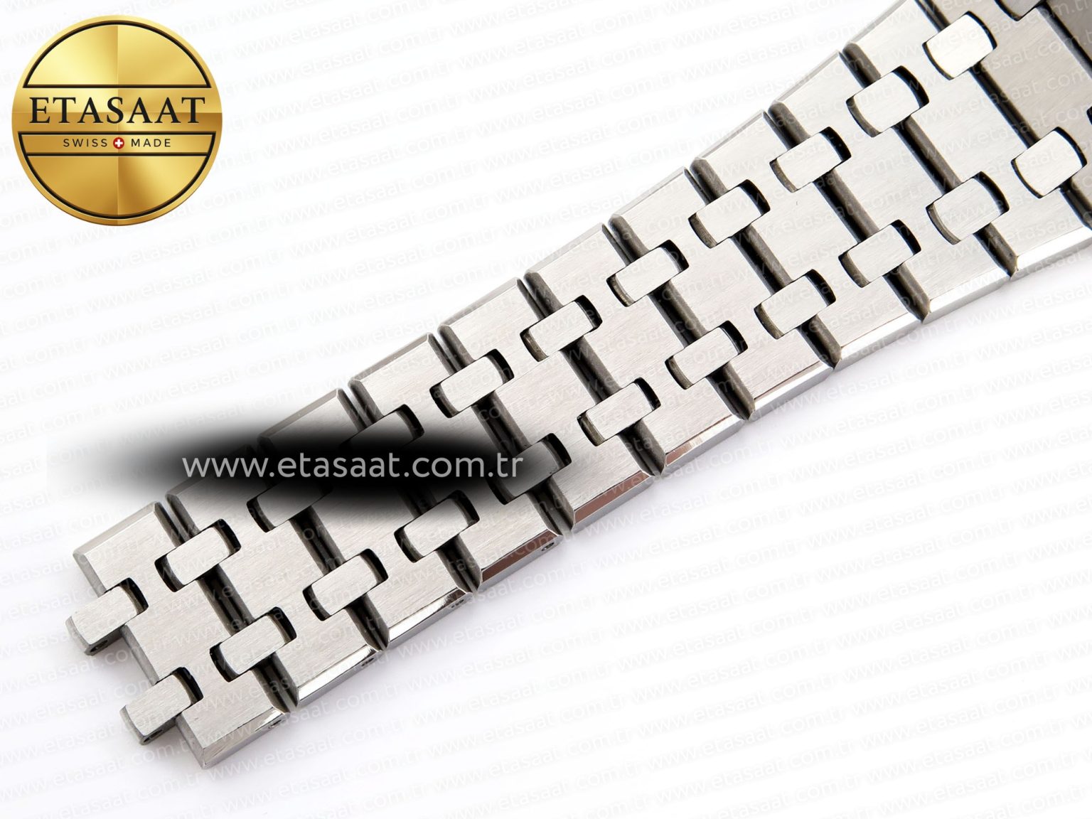 ROYAL OAK 37MM 15450 SS IPF BEST EDITION WHITE DIAL ON SS BRACELET SA3120 SUPER CLONE - Görsel 23