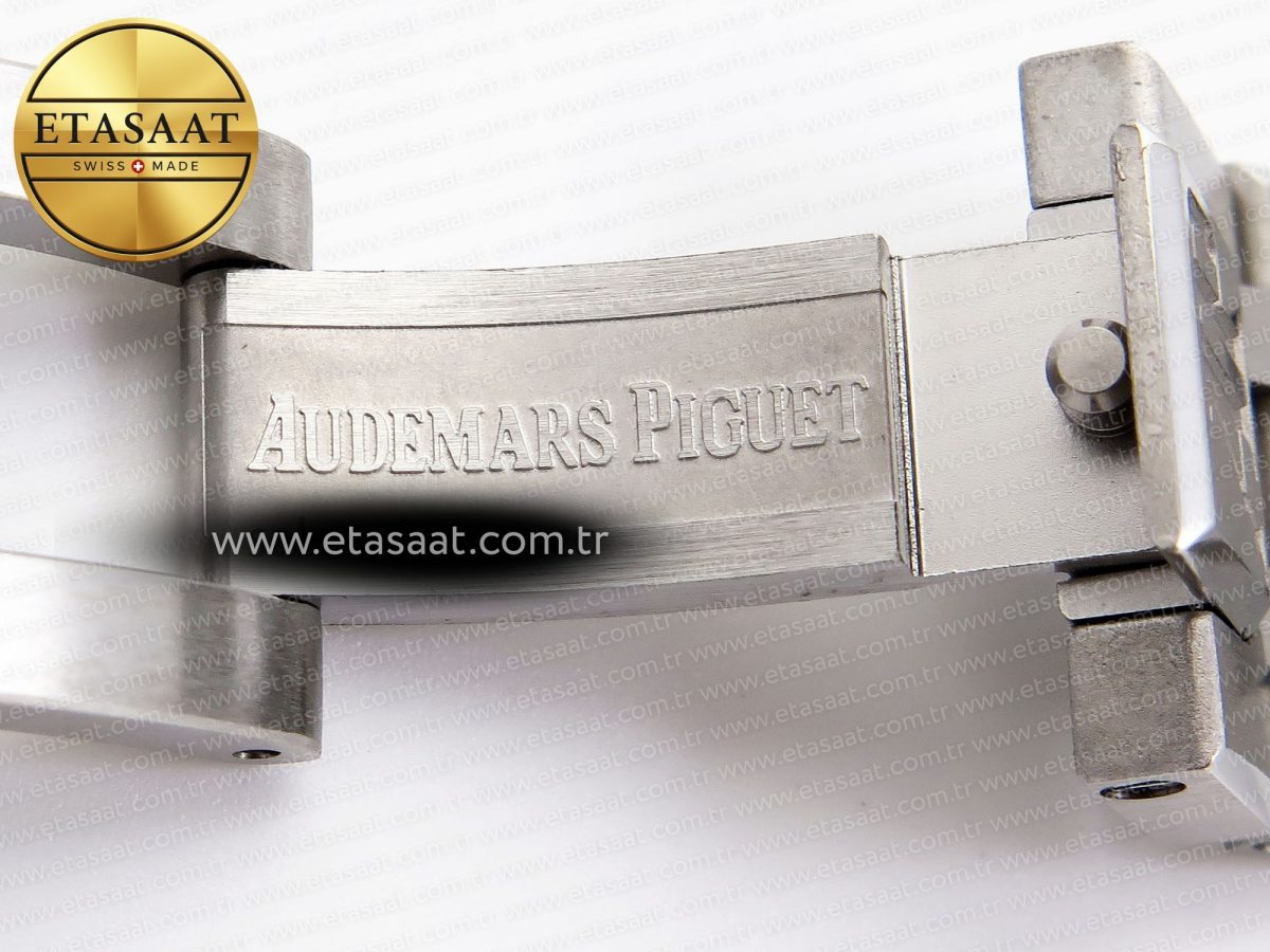 Audemars Piguet ROYAL OAK 37MM 15450 WHITE DIAL ON SS SA3120 - Görsel 26