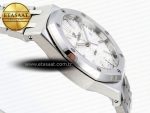 ROYAL OAK 37MM 15450 SS IPF BEST EDITION WHITE DIAL ON SS BRACELET SA3120 SUPER CLONE - Görsel 7