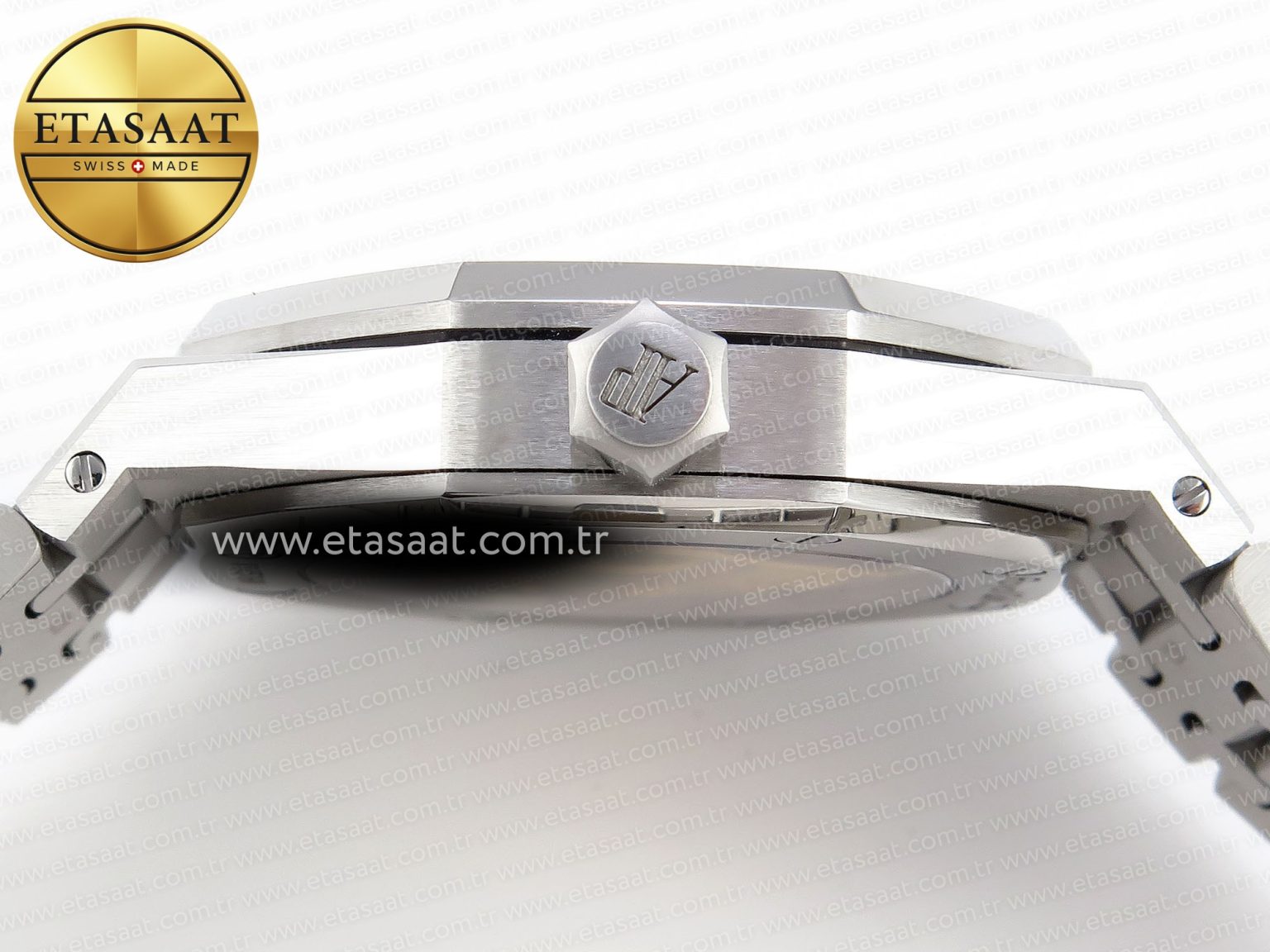 ROYAL OAK 37MM 15450 SS IPF BEST EDITION WHITE DIAL ON SS BRACELET SA3120 SUPER CLONE - Görsel 8