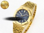 Audemars Piguet ROYAL OAK 37MM 15450 BLUE DIAL ON YGSA3120
