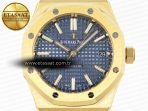 Audemars Piguet ROYAL OAK 37MM 15450 BLUE DIAL ON YGSA3120 - Görsel 4