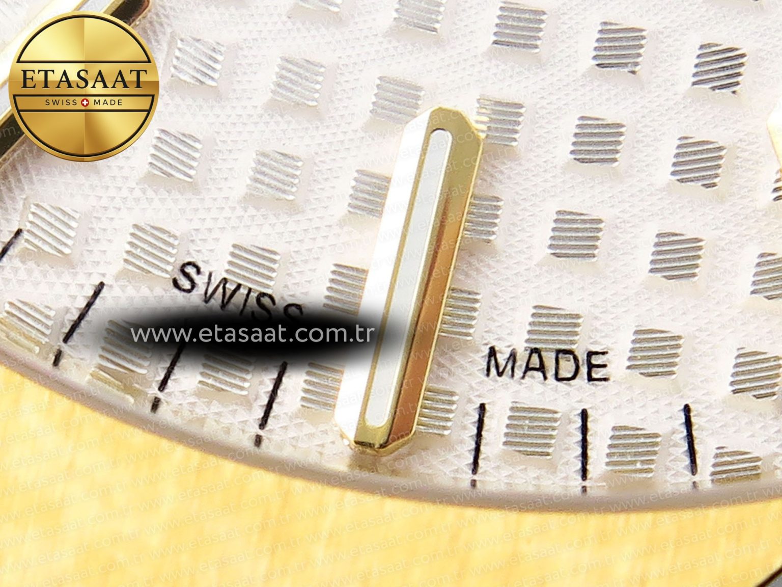 ROYAL OAK 37MM 15450 YG IPF BEST EDITION WHITE DIAL ON YG BRACELET SA3120 SUPER CLONE - Görsel 13